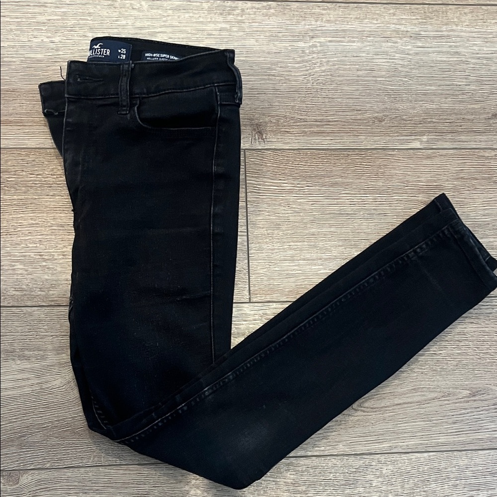 Hollister Women's High Rise Black Jeans
